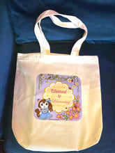 Load image into Gallery viewer, Blessed &amp; Blooming Zippered Totebag
