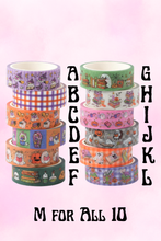 Load image into Gallery viewer, Book Loving Ghosts Washi Tape
