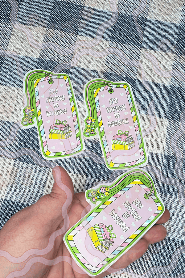 Bookish Spring Sticker