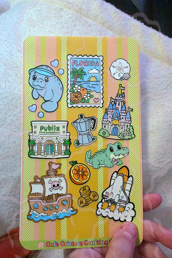 Greetings From Florida Sticker Sheet