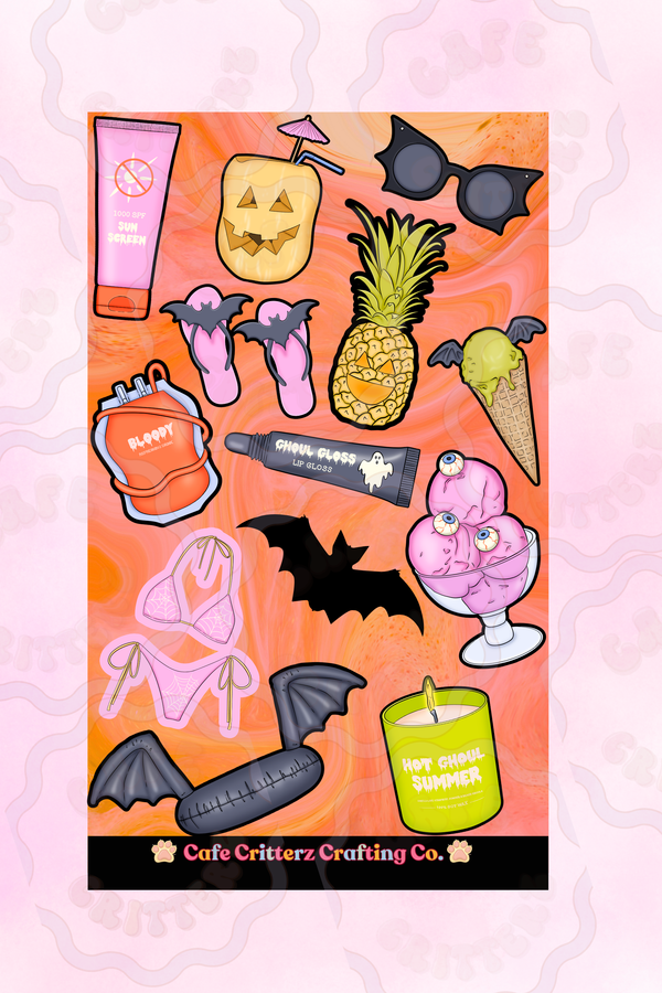 Summerween Sticker Sheet