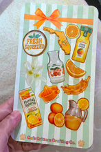 Load image into Gallery viewer, Fresh Squeezed Oranges Sticker Sheet
